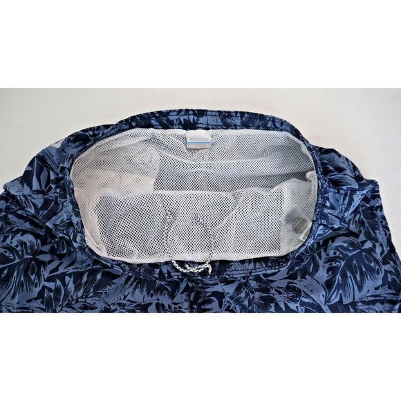 Columbia FM1107 448 Men's Sz XL Navy Hawaiian Super Backcast 6" Swim Shorts - Picture 3 of 8